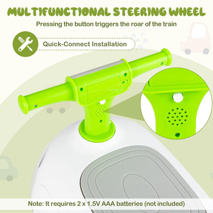 Ride on Push Car for Toddlers Sit to Stand Car with Horn and Storage