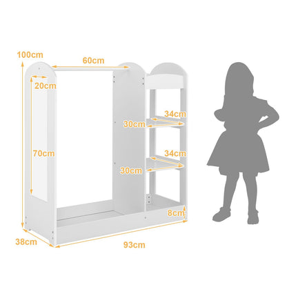 Kids Dress up Storage with Mirror