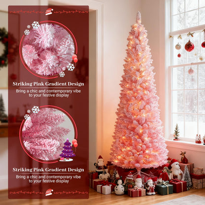 Artificial Christmas Tree with 392 Flocked Branch Tips