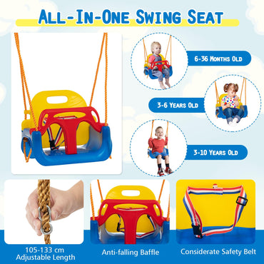 Heavy Duty Extra Large Metal Swing Frame with Platform Swing