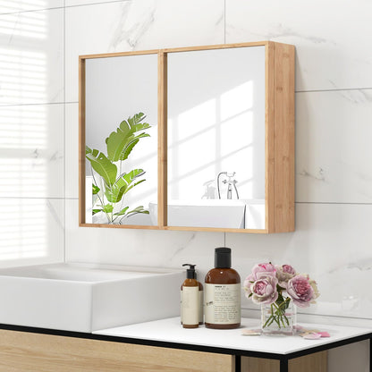 Wall Mounted Storage Cupboard with Reversible Double Door