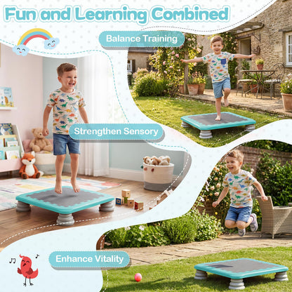 Mini Trampoline for Kids, 65cm Trampoline Bouncing Board