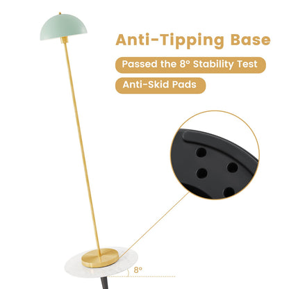 163cm Floor Lamp Standing Lamp with Shatterproof Lampshade