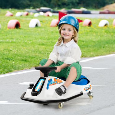 Electric Drifting Go Kart for Kids with 360° Spin Wireless Connection and USB