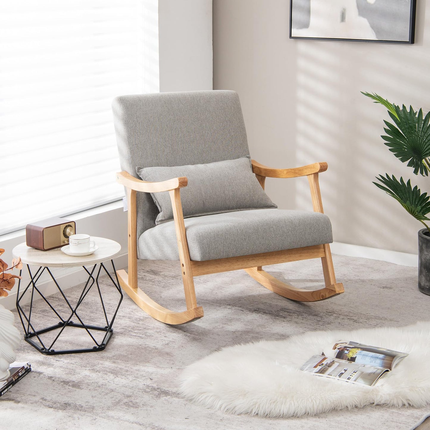 Relax Rocking Chair for Living Room Bedroom Nursery