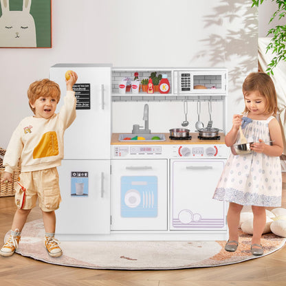 Toddler Pretend Kitchen Toy Set with Stoves and Oven