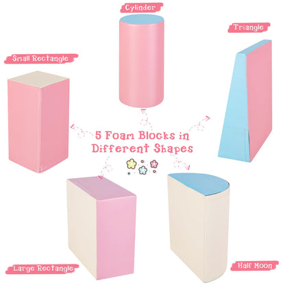 5-Piece Soft Waterproof Kids Climb and Crawl Activity Playset