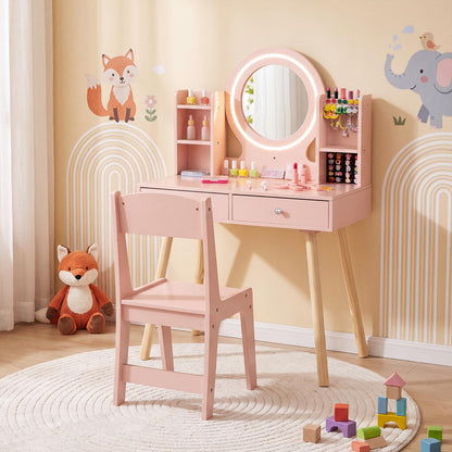 Kids Dressing Table, Girls Vanity Set