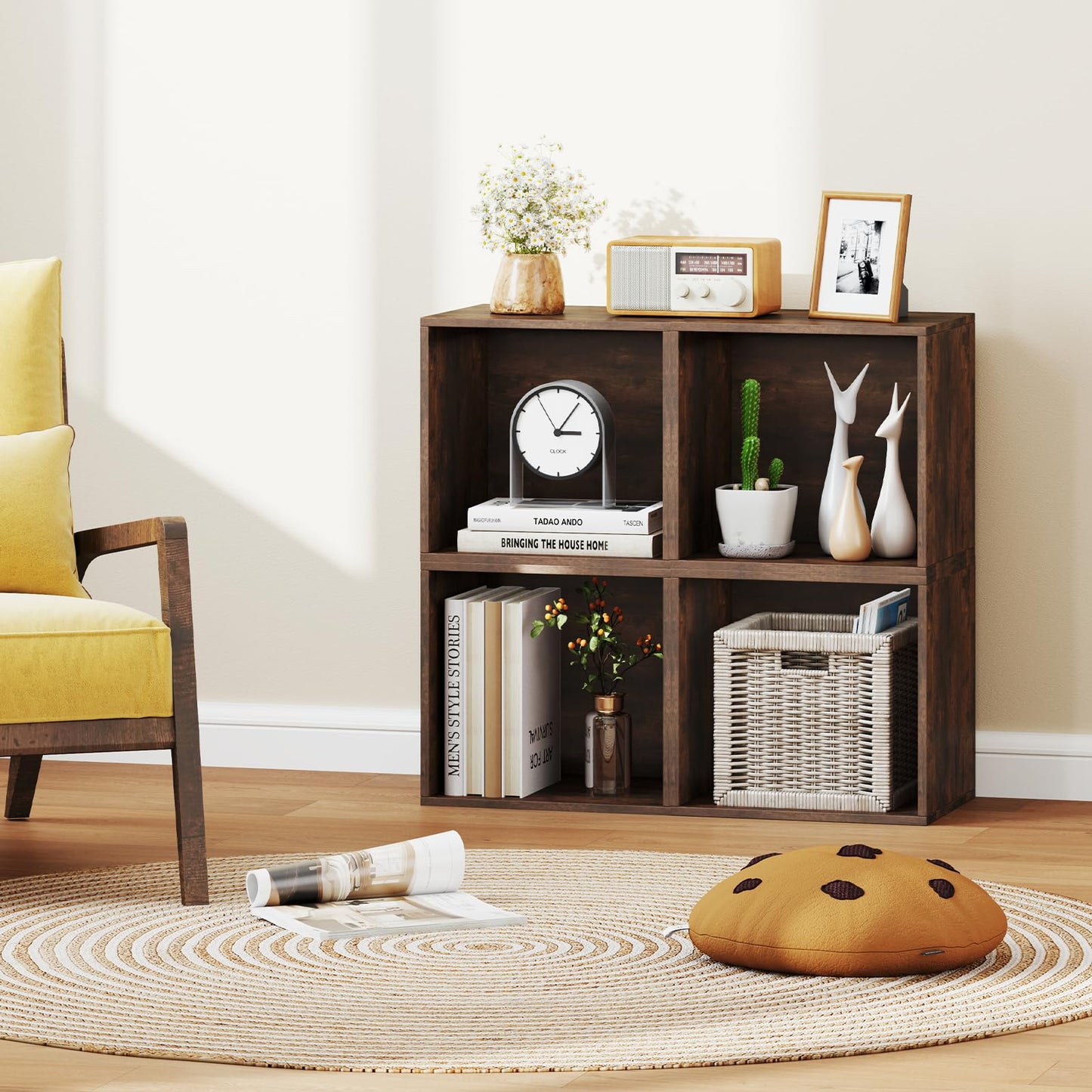 Set of 4 Cube Storage Organizers for Small Space