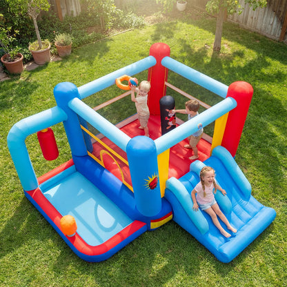 Kids Bouncy Castle, Inflatable Bounce House with Slide
