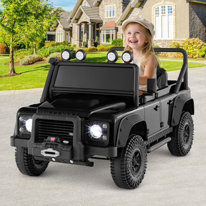 12V Kids Ride on Car, Land Rover Licensed Electric Cars with Remote Control