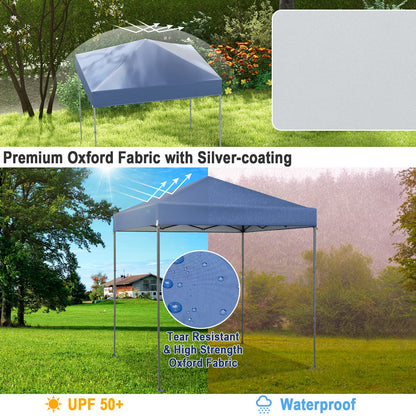 198 x 198cm Pop up Gazebo with Carry Bag for Camping Barbecue Party
