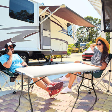 5FT Folding Camping Table with Carrying Handle