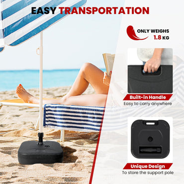45 x 45 x 27cm Patio Parasol Umbrella Stand