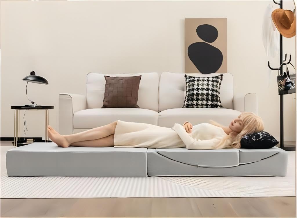 Convertible Folding Sofa Bed with High-density Foam