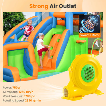 Air Blower, Powerful Bouncy Castle Pump Fan, Electric Inflatable Bouncer Blowers