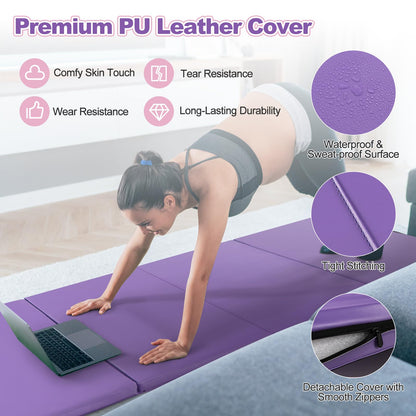 8FT x 4FT Tumbling Mats with High Density 5cm Thick Foam