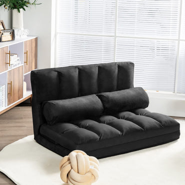 6-Position Adjustable Lounger Sleeper Seat Chair with 2 Pillows