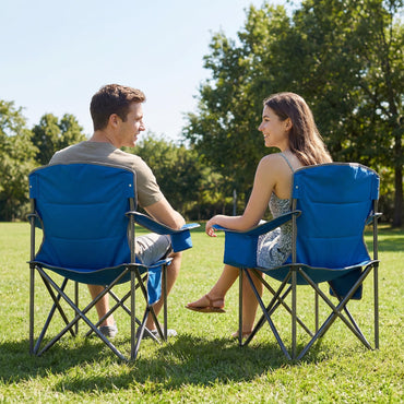 180kg Oversized Camping Chair, Portable Folding Chair with Carrying Bag