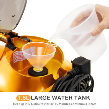 2000W Steam Cleaner, 1.5L Tank Portable Household Steam Mop with 20 Accessories