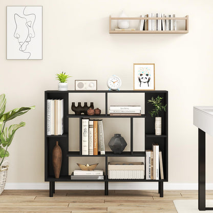 Modern Geometric Bookcase with Anti-tipping Devices