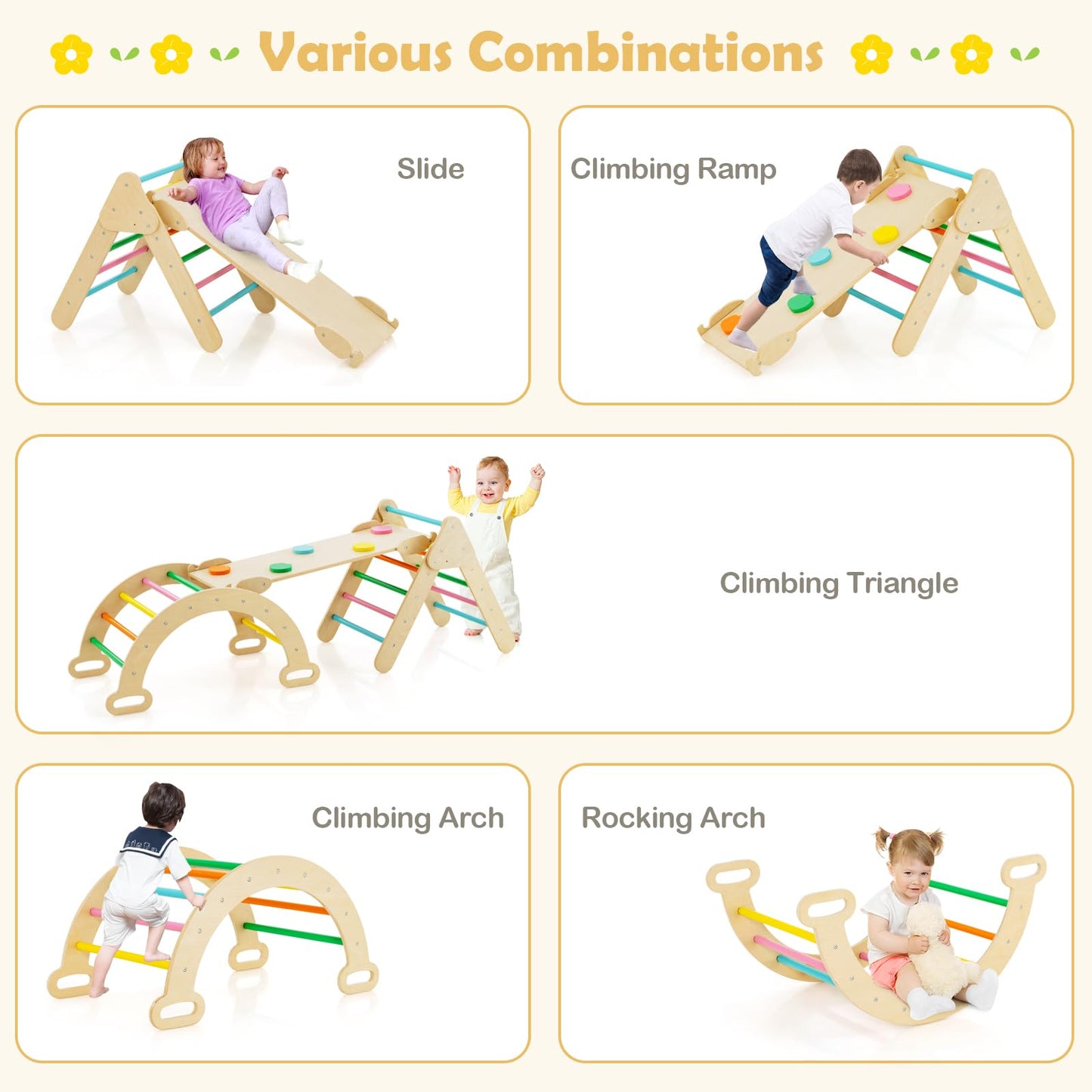 3 in 1 Toddler Climber with Ladder