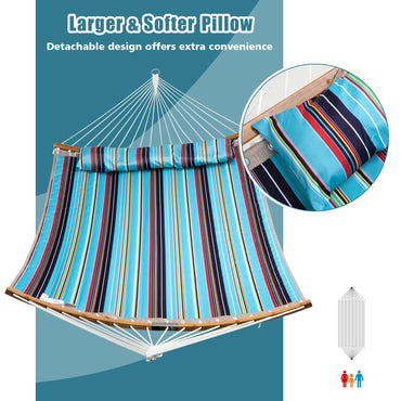 Double Size Hammock with Detachable Pillow