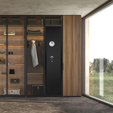 5-Rifle Long Heavy Duty Gun Cabinet with Digital Keypad