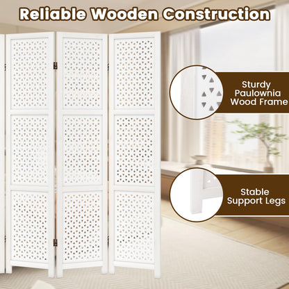 4 Panel Folding Room Divider for Living Room Bedroom Office