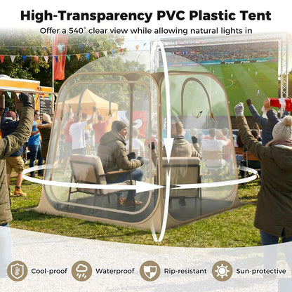 Pop up Bubble Tent, All Weather Sport Shelter Screen House with Carrying Bag