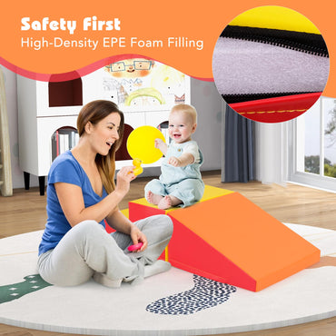 2-Piece Step and Slide Climber for Infants and Toddlers