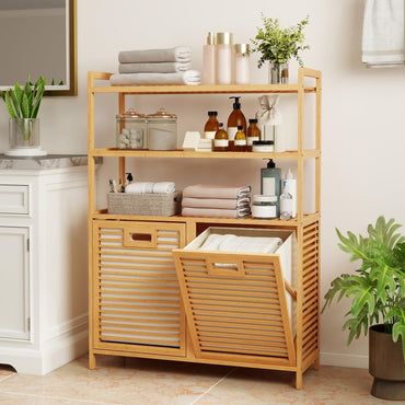 Tilt Out Laundry Basket, Pull Out Laundry Hamper Cabinet