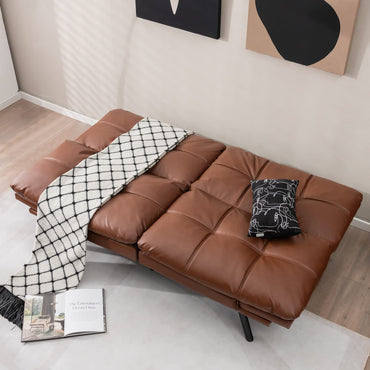 2 Seater Convertible Sofa Bed with Reclining Backrest