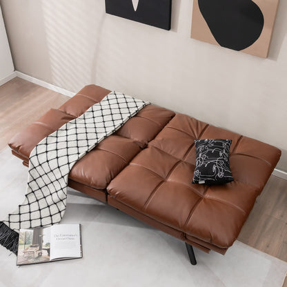 2 Seater Convertible Sofa Bed with Reclining Backrest
