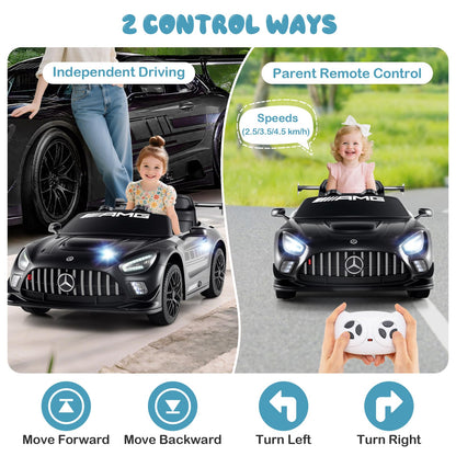 12V Kids Powered Ride on Car Benz GT3 with Spoiler and Remote Control