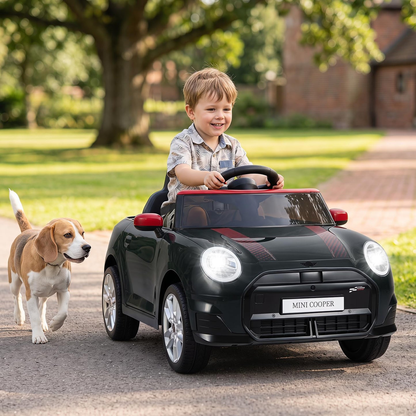 12V Kids Ride on Car with Remote Control, Horn, Music