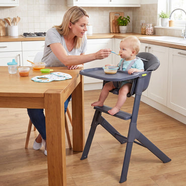 Baby High Chair, 3-in-1 Toddler Highchair with Adjustable Tray