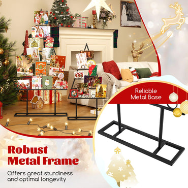 2 Pack Christmas Tree Photo Holder with 36 Round Clips