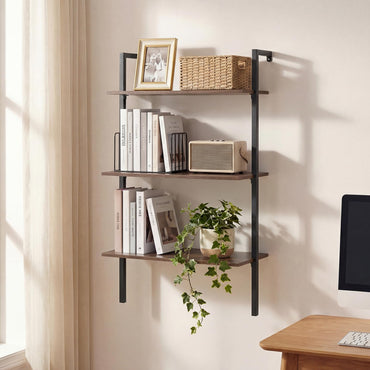 3-Tier Wall Mounted Shelves for Living Room Home Office