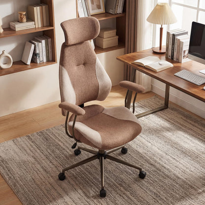 Ergonomic Office Chair, High Back Computer Desk Chair with 2D Headrest