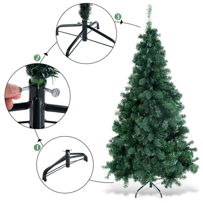 1.8m Artificial Christmas Tree with Metal Stand