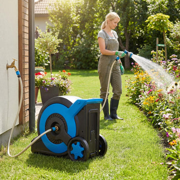 Retractable Hose Reel 30+2M, 10 in 1 Nozzle Floor