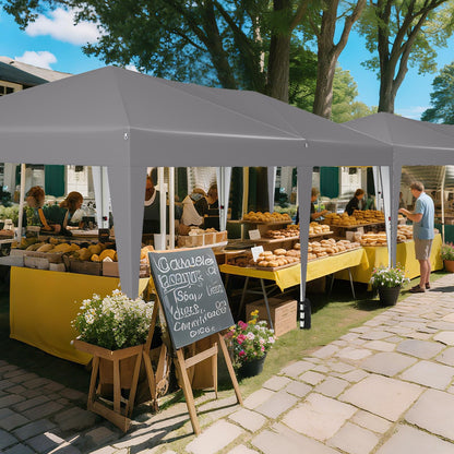 590 x 300 CM Outdoor Pop up Canopy Tent with Wheeled Bag