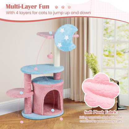 Cat Tree, Multi-Layer Cats Tower with Perch, Condo