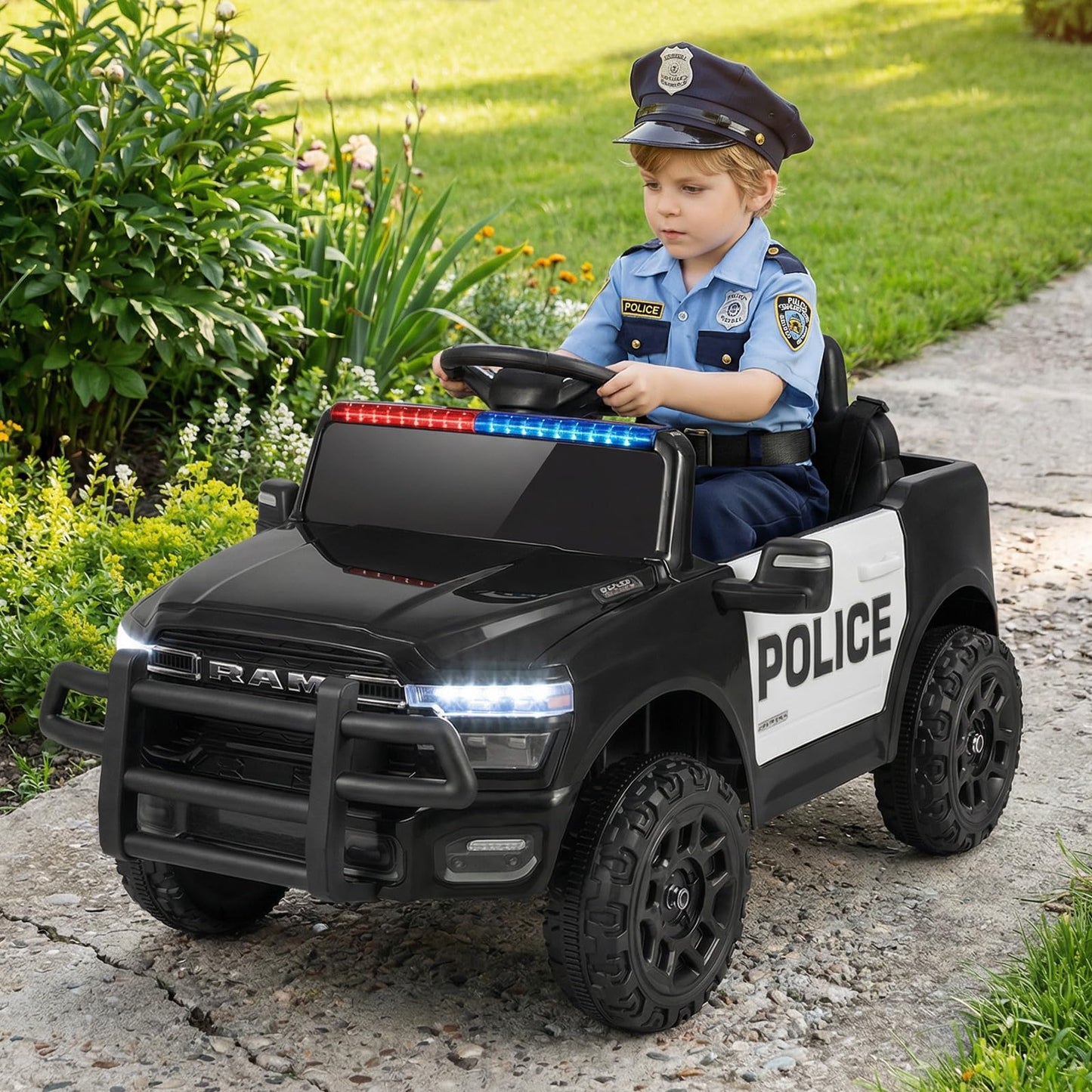 12V Kids Ride on Car with Remote Control, Lights