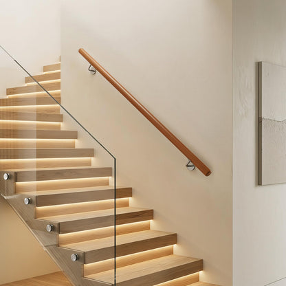 Wall Mounted Safety Stair Banister, Against the Wall Elderly Children's Loft Grab Bar Kit