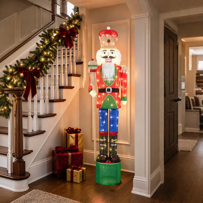 Lighted Nutcracker Soldier, Outdoor 3D Christmas Decoration