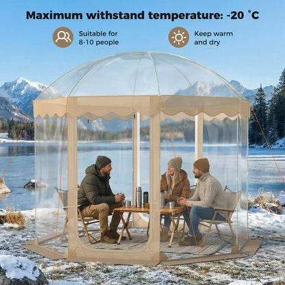 Pop up Bubble Tent, All Weather Sport Shelter Screen House with Carrying Bag