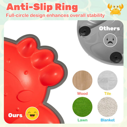 9 Pieces Non-Slip Toddler Stepping Stones for Kids Aged 3+