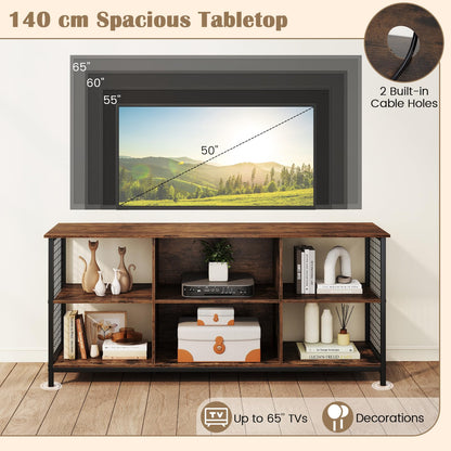 3-tier Entertainment Center with Power Outlets